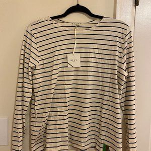 Kule Striped Long Sleeve Shirt - M